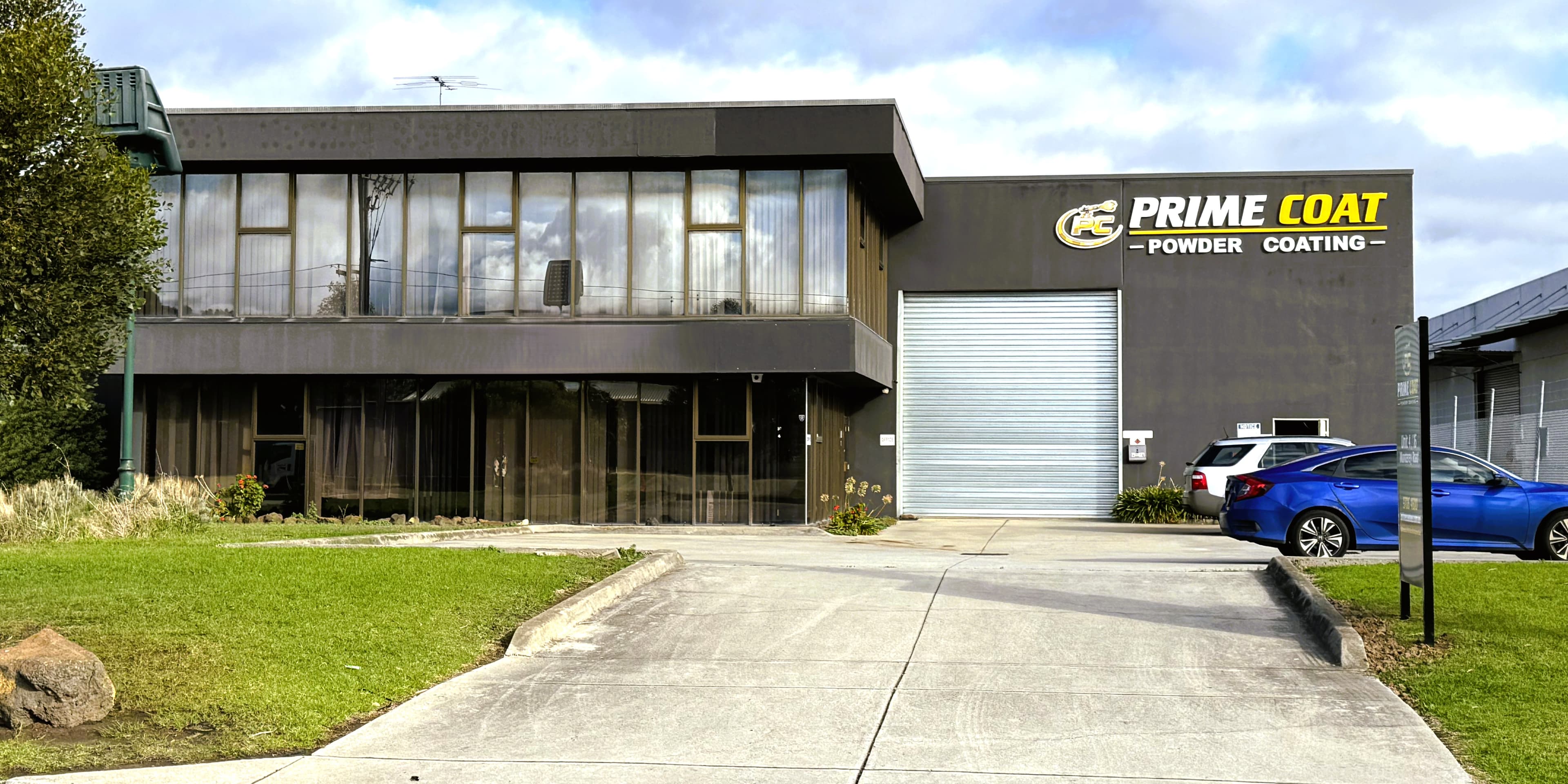 Prime Coat facility exterior — Dandenong VIC